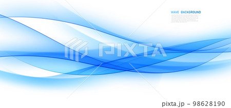 abstract blue wave background modern background design vector illustration 98628190