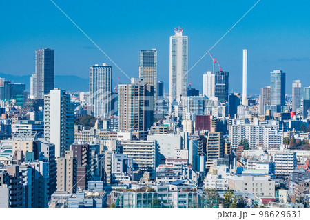 東京都市風景・池袋方面 98629631