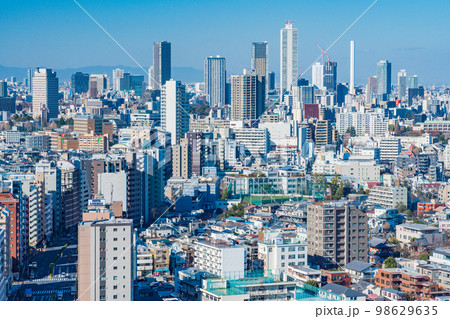 東京都市風景・池袋方面 98629635