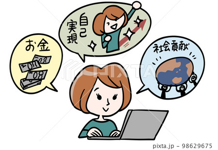 働くにあたって大切なこと 98629675