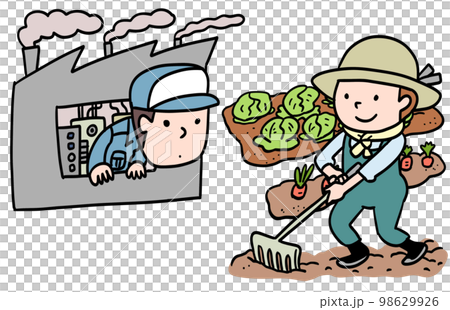 factory work and farm work factory work and farm work 98629926