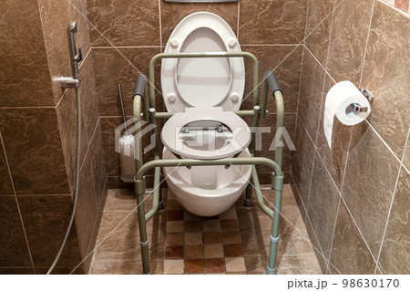 sanitary chair installed above regular toilet sanitary chair installed above regular toilet 98630170