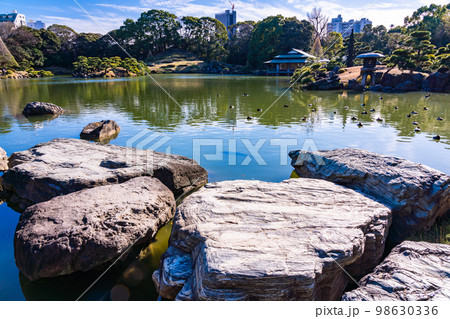 （東京都）清澄庭園　冬 98630336
