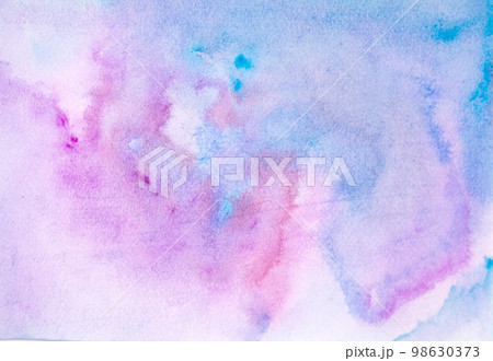 Watercolor Wet Background. Blue .Watercolor abstract background. Hand painted watercolor background. Watercolor wash. Abstract painting. Watercolor wash. 98630373