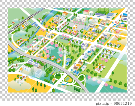 美しい街並みと暮らしの風景。人々が明るく暮らせる自然と住宅が溶け込む街づくり。 美しい街並みと暮らしの風景。人々が明るく暮らせる自然と住宅が溶け込む街づくり。 98631219