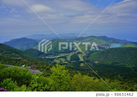 雲仙岳からの島原半島南部 雲仙岳からの島原半島南部 98631462