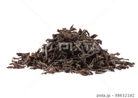 Black tea isolated on white Black tea isolated on white 98632182