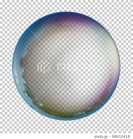 transparent soap bubble transparent soap bubble 98632418