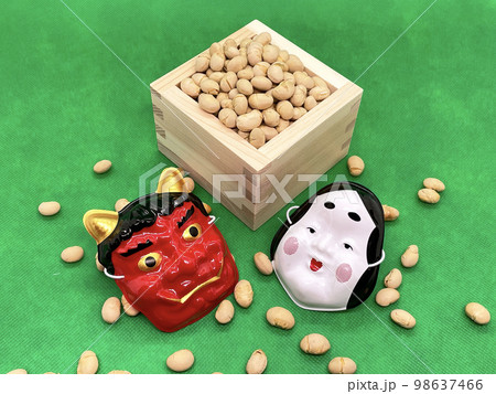 節分・豆まき 98637466