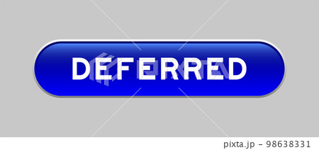 Blue color capsule shape button with word...のイラスト素材 [98638331] - PIXTA