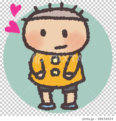 Kindergarten and Heart 02 [Boy] 98638834