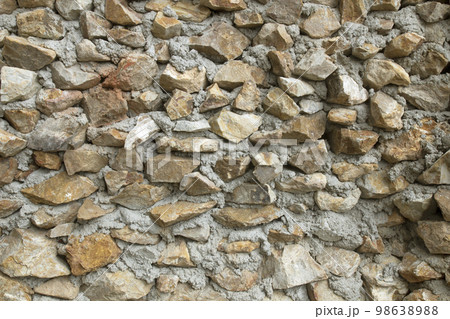 The walls were made of large stones arranged together. The walls were made of large stones arranged together. 98638988