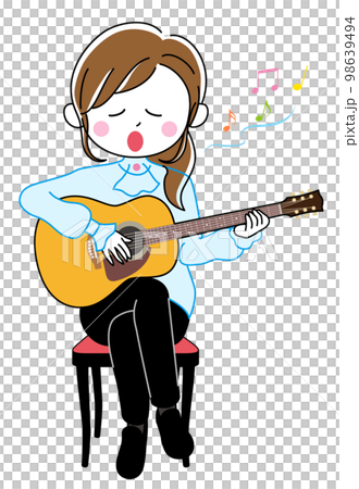 彈吉他的女人 彈吉他的女人 98639494