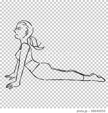 女上犬式上犬式瑜伽 98640050