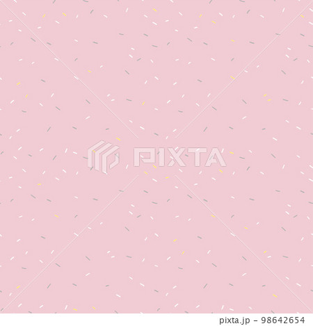 Seamless pattern of pink donut glaze cerface...のイラスト素材 [98642654] - PIXTA