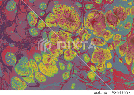 Abstract marble pattern texture. Traditional art of Ebru marbling 98643653