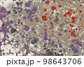 Abstract creative marble pattern texture. Traditional art of Ebru marbling 98643706