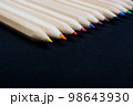 Colored pencils for creative idea and concept. 98643930