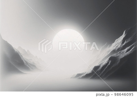 背景素材：禅をイメージした静かで抽象的な背景 98646095