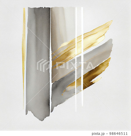 背景素材:落ち着いたアーストーンと金色の抽象的な背景 98646511