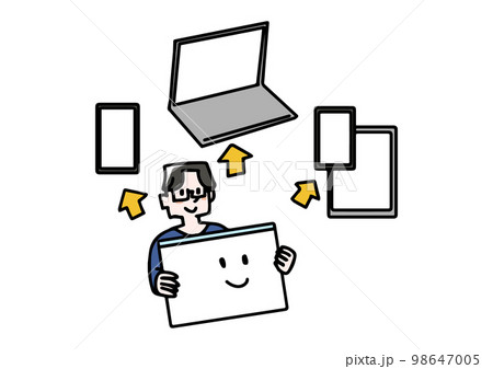 さまざまなプラットフォームで動作するアプリケーション 98647005