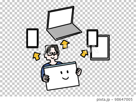 さまざまなプラットフォームで動作するアプリケーション 98647005