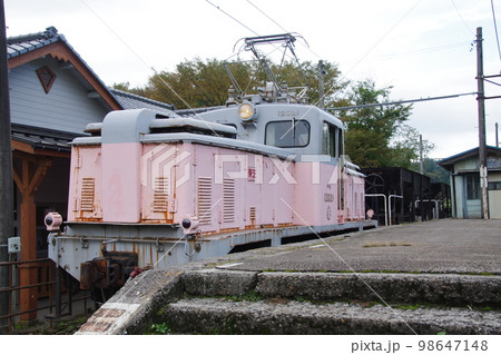 富山地方鉄道 有峰口駅 工事列車デキ12021 98647148