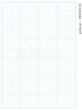 グラフ用紙A4サイズ5㎜マス目ブルー グラフ用紙A4サイズ5㎜マス目ブルー 98648558