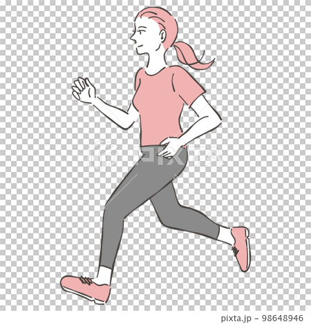 Female jogging Female jogging 98648946