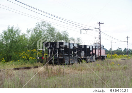 富山地方鉄道 横江付近 工事列車 98649125