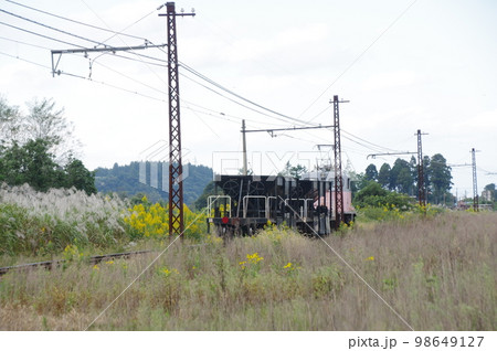 富山地方鉄道 横江付近 工事列車 98649127