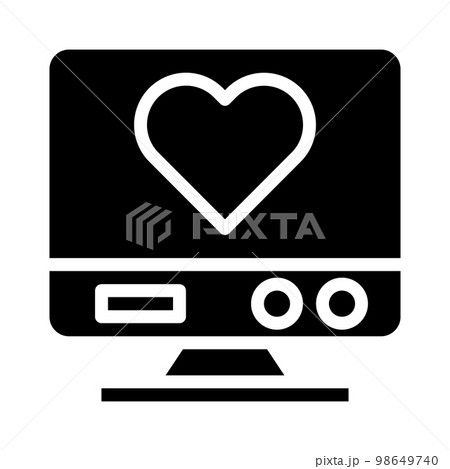 valentine icon set solid style illustration vector element and symbol perfect. 98649740
