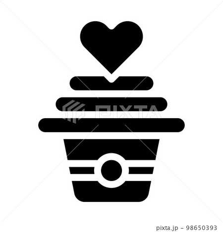 valentine icon set solid style illustration vector element and symbol perfect. 98650393