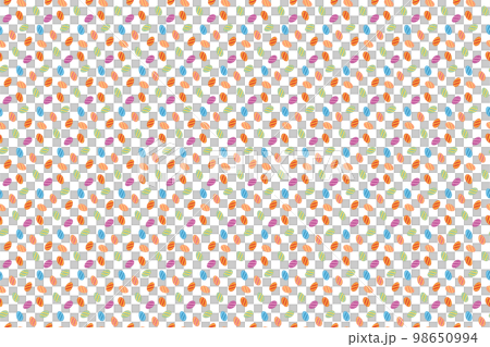 Pattern background material in which eggs with patterns are arranged 98650994