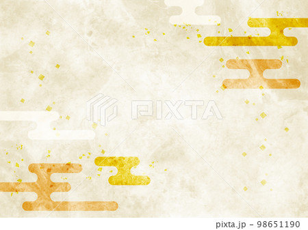 シンプルな和紙風の背景素材 シンプルな和紙風の背景素材 98651190