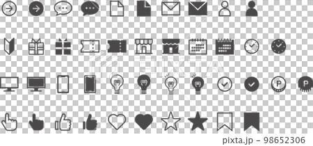 icon set for website icon set for website 98652306