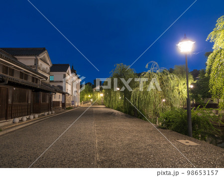 岡山_倉敷美観地区の夜景絶景 98653157