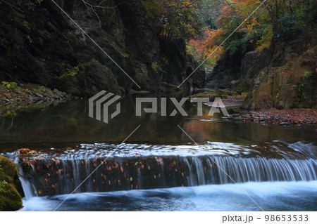 秋の蛇喰渓谷 98653533