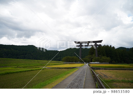 大斎原、おおゆのはら、おおさいばら、大鳥居、パワースポット、熊野川、音無川、岩田川、合流点、中洲、  98653580