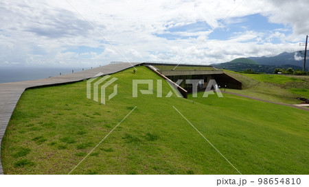 静岡県伊豆 小室山の山頂　9577 98654810