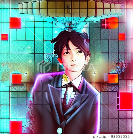 美少女のイラスト 98655059