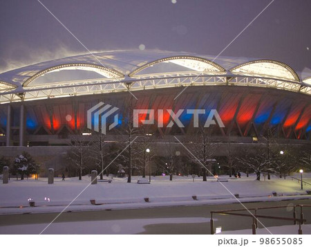 新潟市　ビッグスワンのライトアップ 98655085