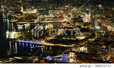 長崎の夜景(鍋冠山より撮影) 長崎の夜景(鍋冠山より撮影) 98655747