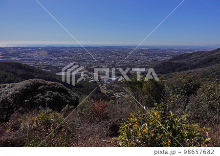 湖西連峰ハイキングコースの景色 湖西連峰ハイキングコースの景色 98657682