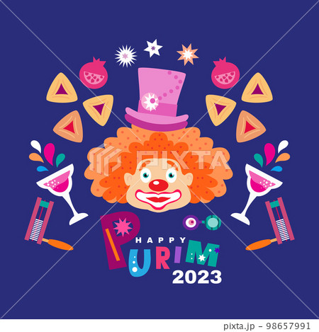 Happy Purim card 1 Happy Purim card 1 98657991