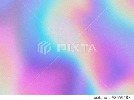 太陽光が反射した虹色のホログラム背景 98659403