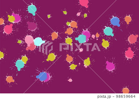 Watercolor splashes. Spot of paint. Colors grunge texture. Splatter of rainbow paint for your design Watercolor splashes. Spot of paint. Colors grunge texture. Splatter of rainbow paint for your design 98659664