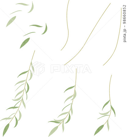 柳のイラスト 柳のイラスト 98660852
