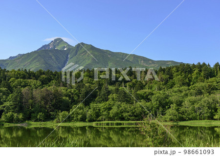 北海道　利尻島　利尻山 98661093