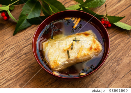 やきたてお餅　日本食　Dish Japanese foods of the rice cake 98661669